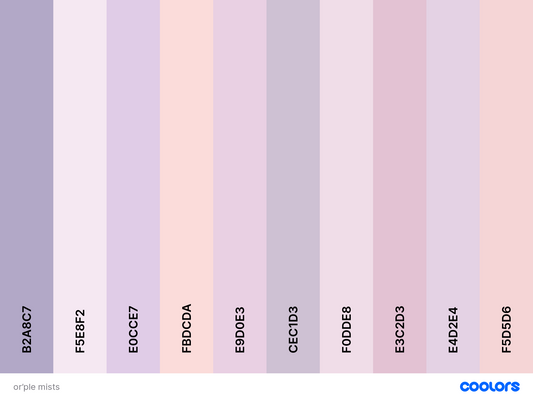 colour palettes of the moon: tarot & oracle inspired