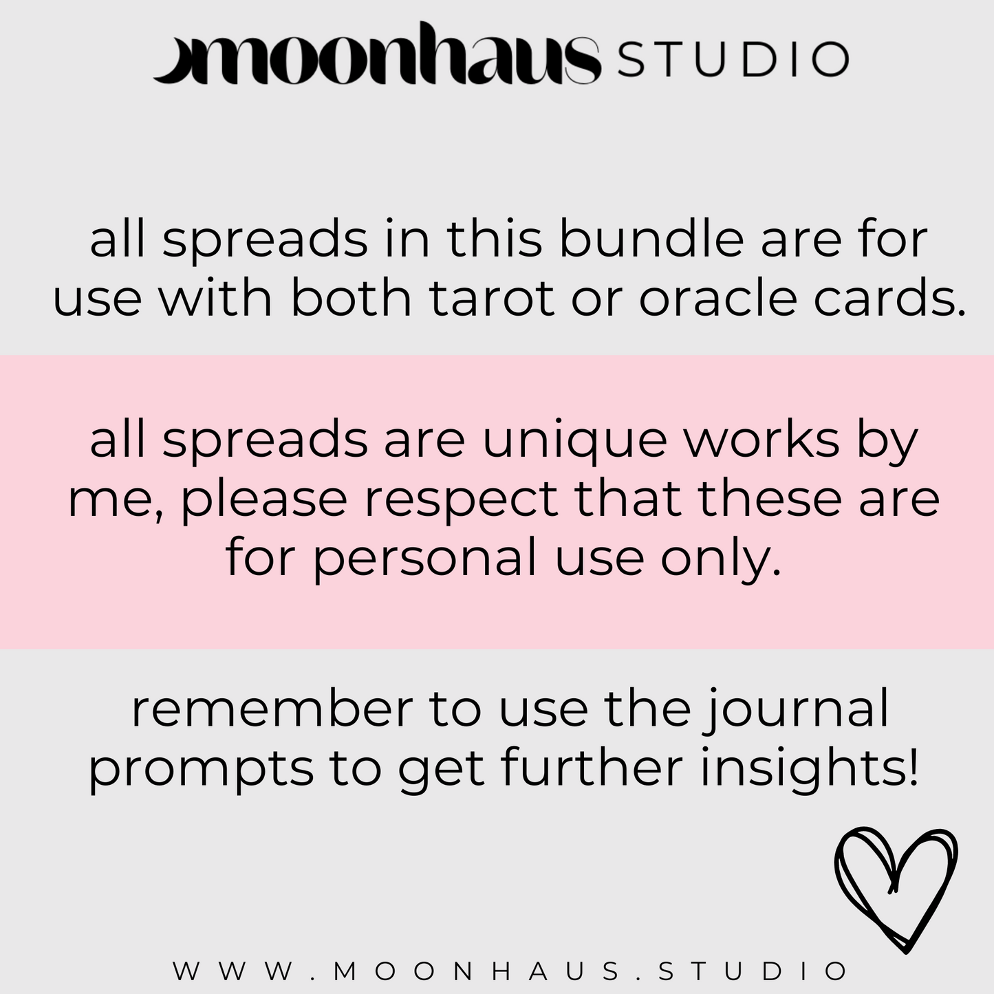 tarot spreads pdf: love, career, relationships, with tarot journal prompts for tarot readings. digital printable, book of shadows, grimoire.