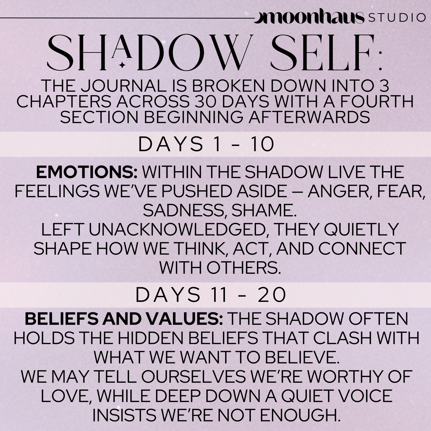 digital printable shadow work journal: aesthetic therapy tools, guided journal prompts, 56 page workbook, goodnotes | notability