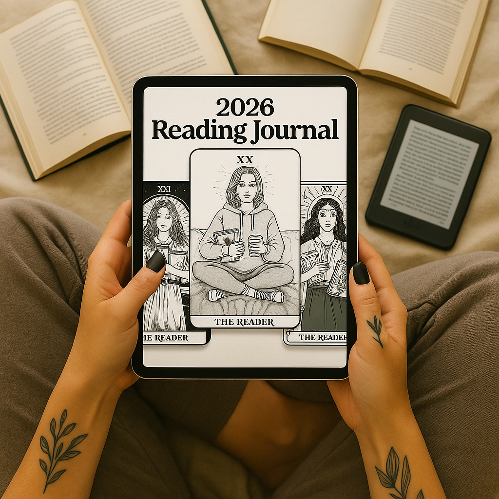 2026 Reading Journal, Diary + Planner | Digital + Printable | 56 pages, A4 + US Letter