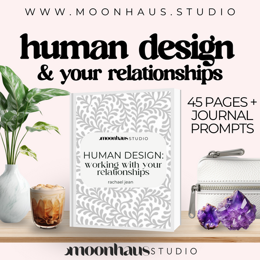 human design journal & ebook: working with your relationships. projector, manifestor, generator, PDF, fill in journal, i ching