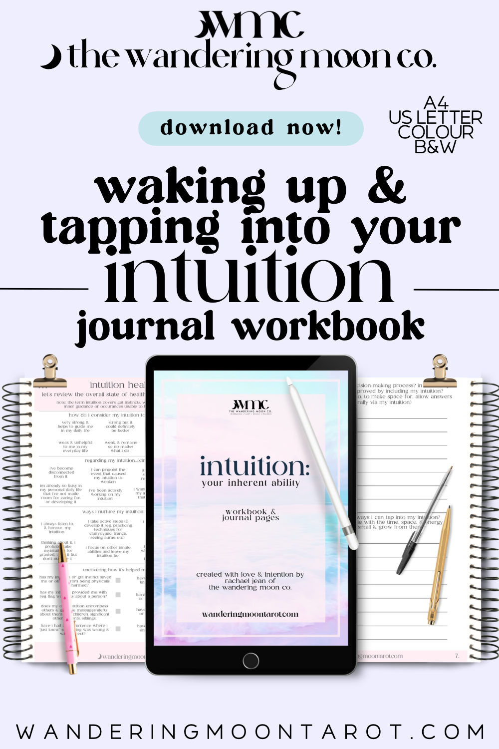 spiritual journal: intuition spirituality planner & workbook | PDF