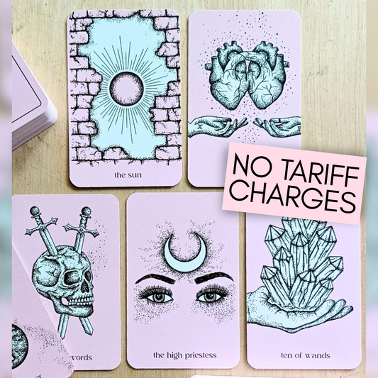 mini tarot cards deck: aesthetic pink divination cards, pocket size tarot readings, booklet with tarot card meanings