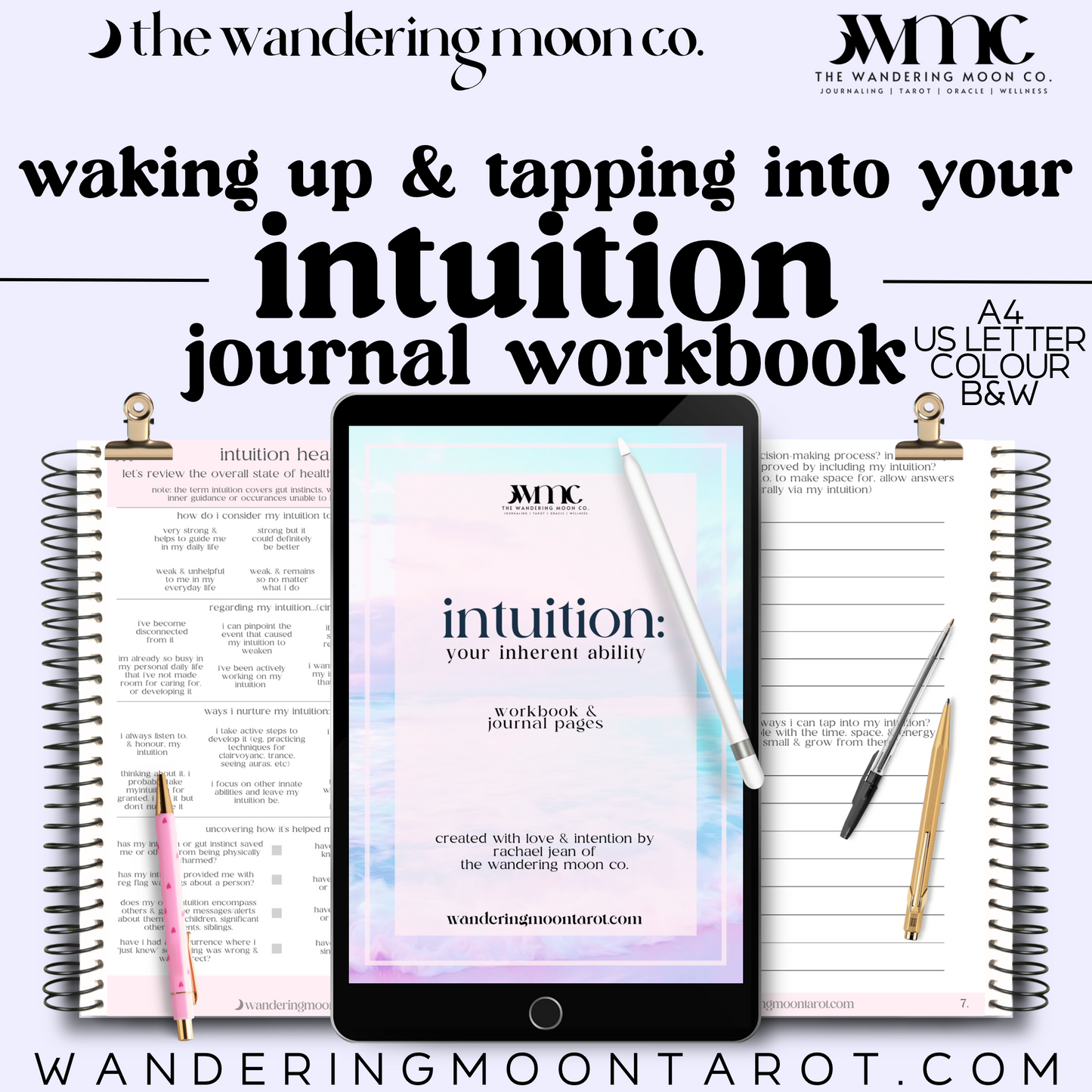spiritual journal: intuition spirituality planner & workbook | PDF