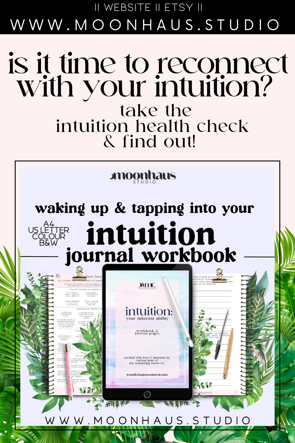 spiritual journal: intuition spirituality planner & workbook | PDF