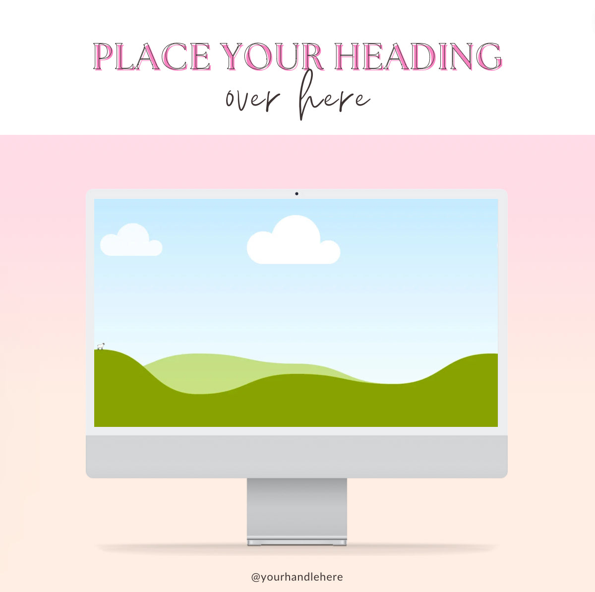 100 canva templates - feminine instagram posts for niche business