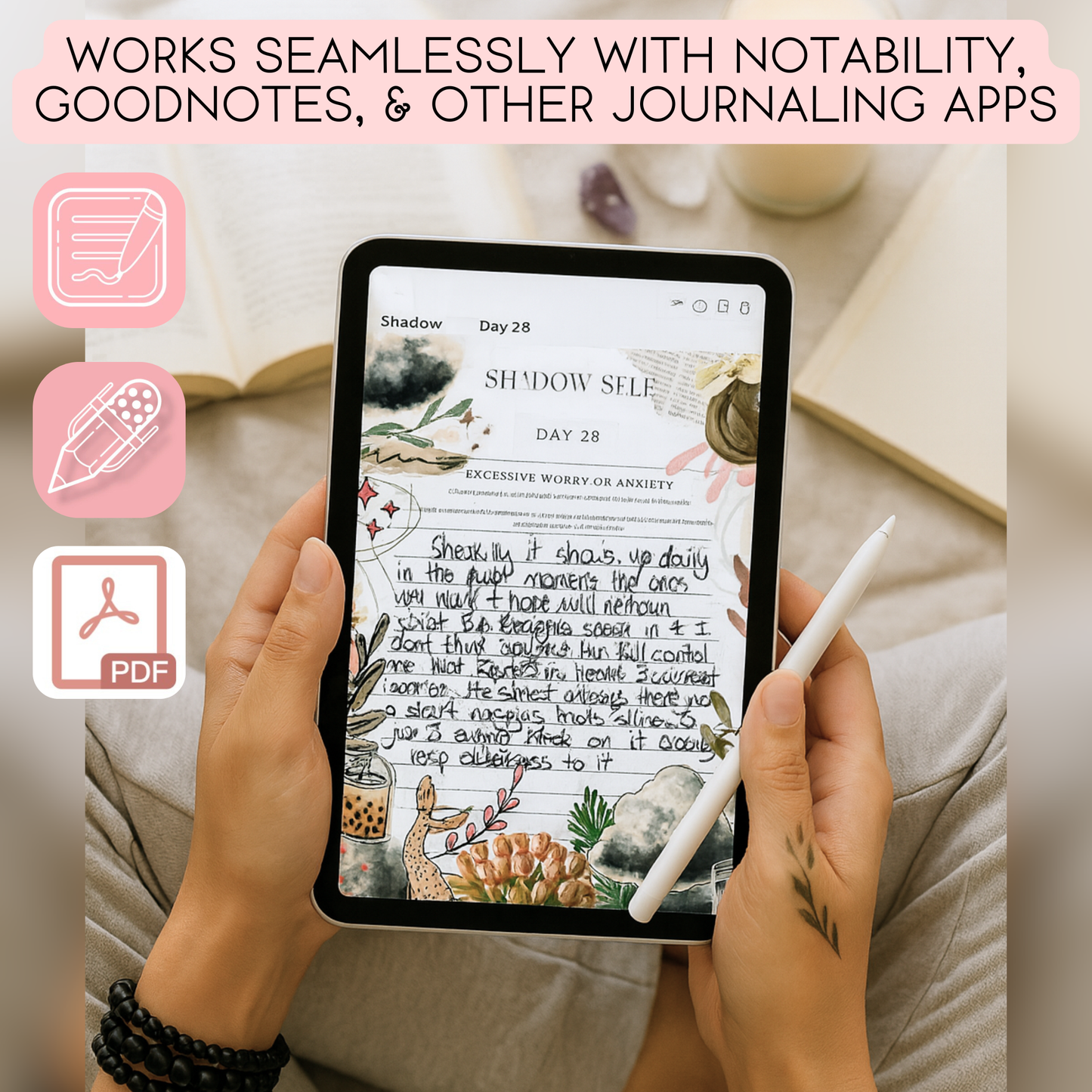 Shadow Work Guidebook Journal: In-Depth Printable and Digital PDF for Self-Discovery, Healing and Recovery | Guided Workbook, Goodnotes and Notability