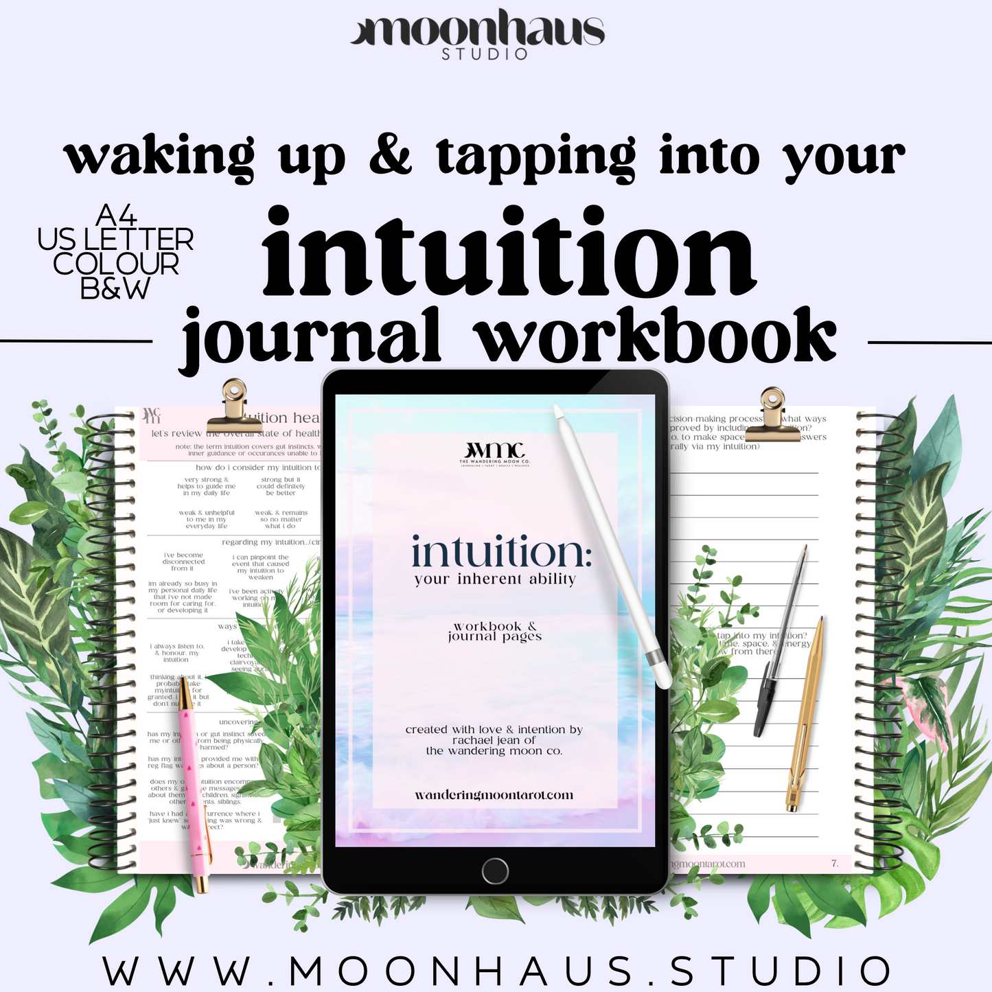 spiritual journal: intuition spirituality planner & workbook | PDF