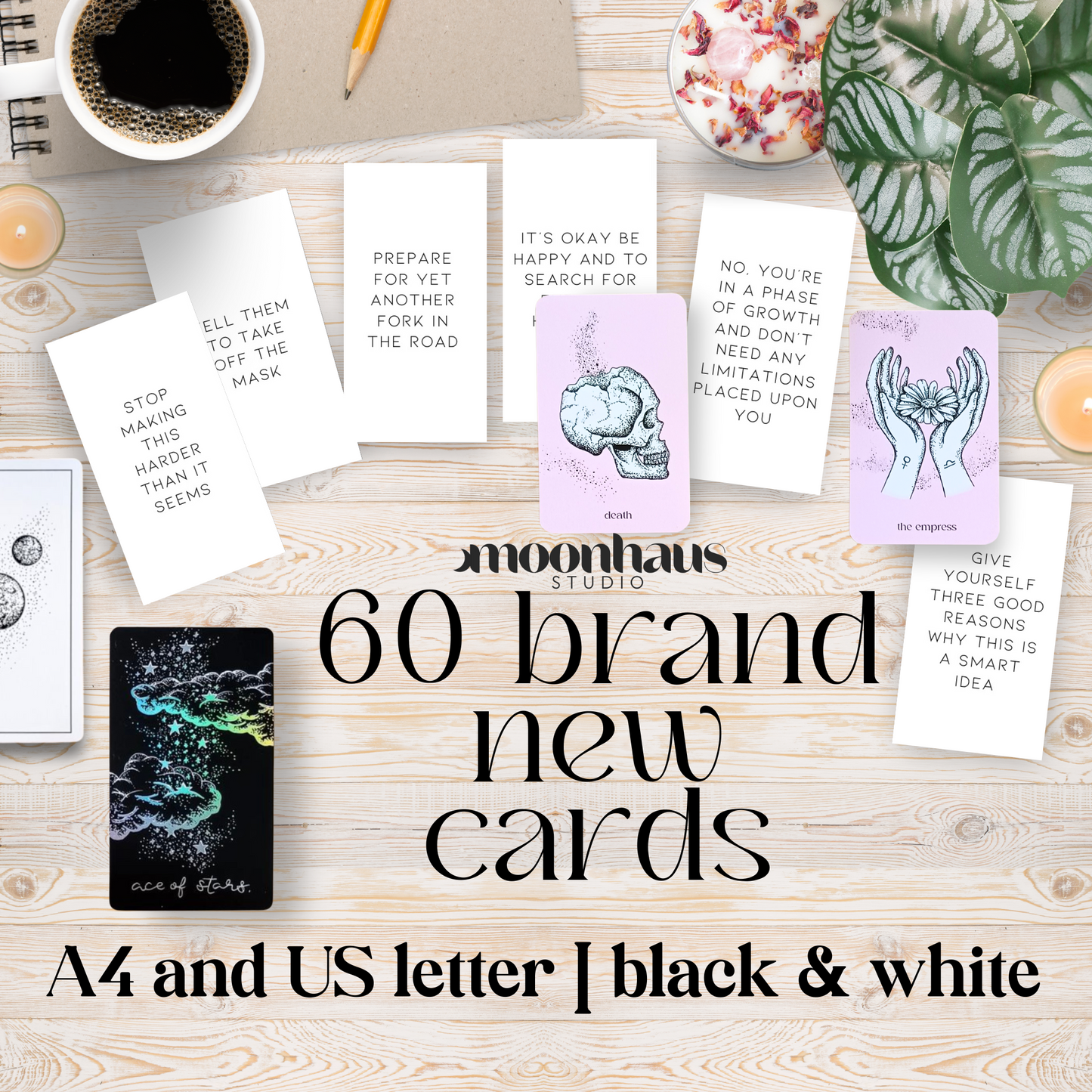 clarification cards: digital, printable, extension pack, for tarot & oracle readings