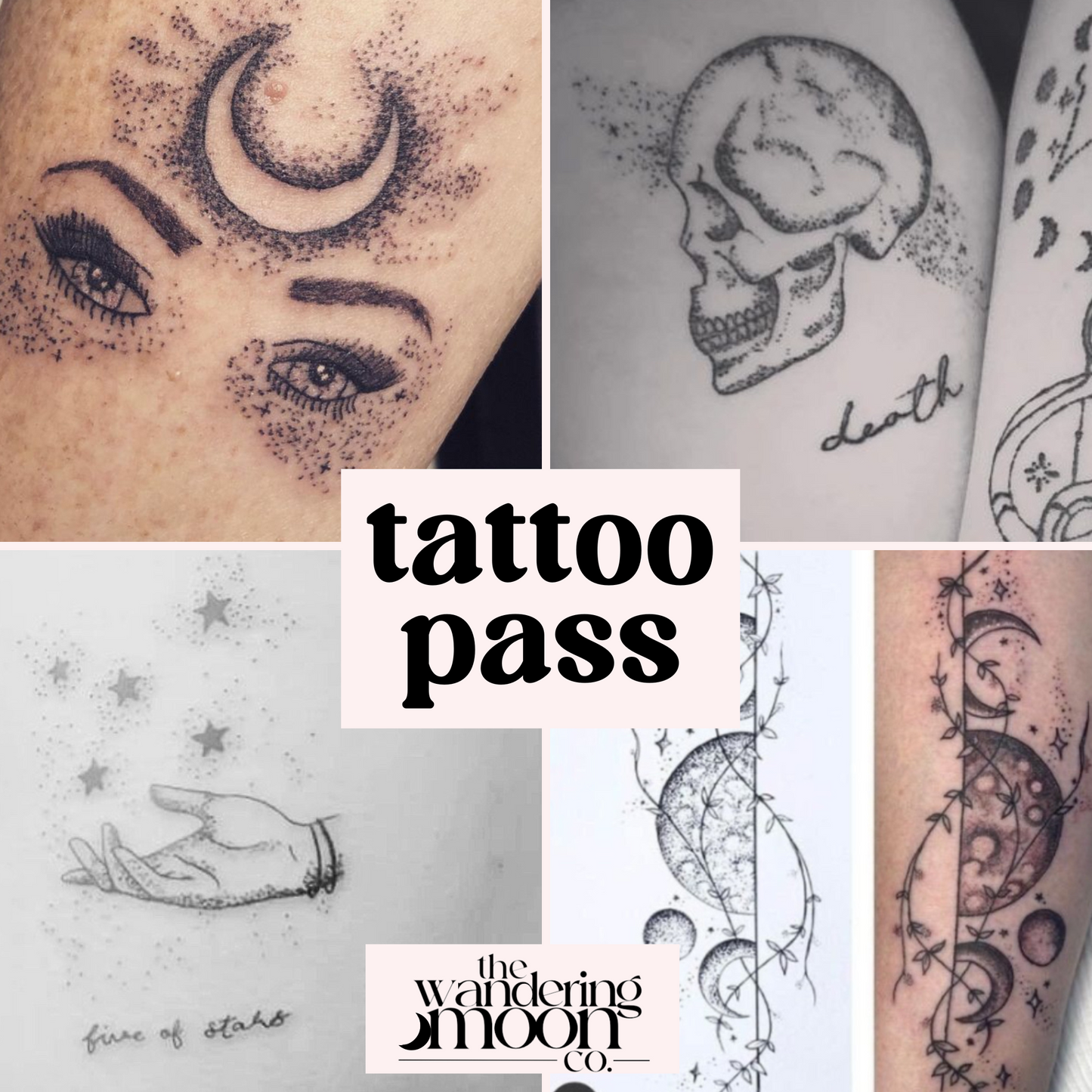 tarot card artwork tattoo pass, original art design usage permission