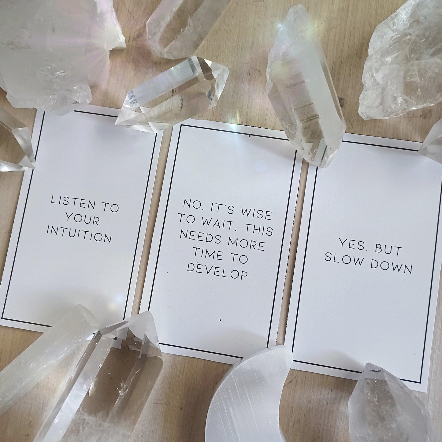 clarification cards yes/no digital deck | tarot & oracle readings | printable downloadable PDF