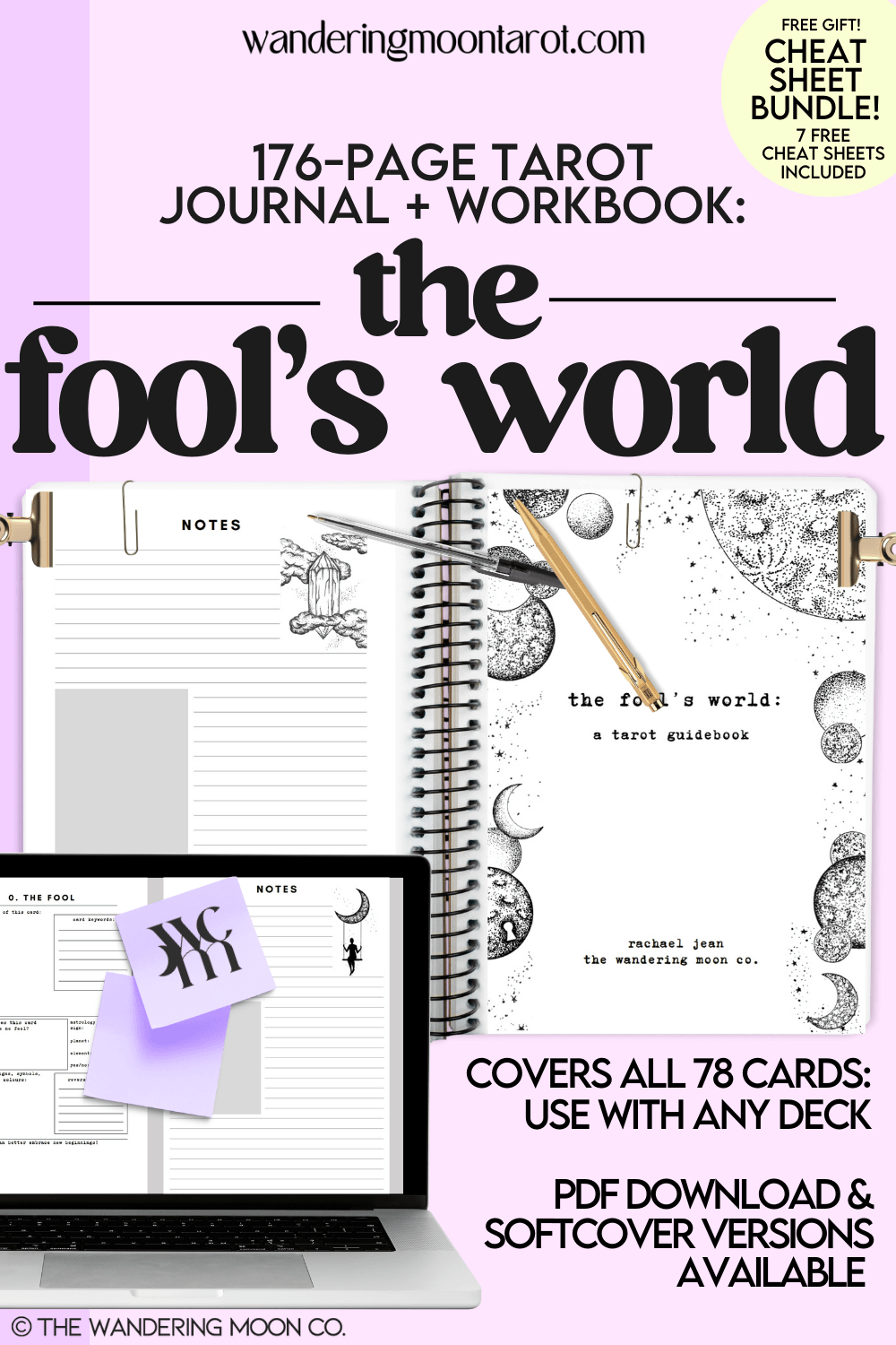 free gift!! moon phase reference guide | astrology, manifestation, divination cheat sheet PDF