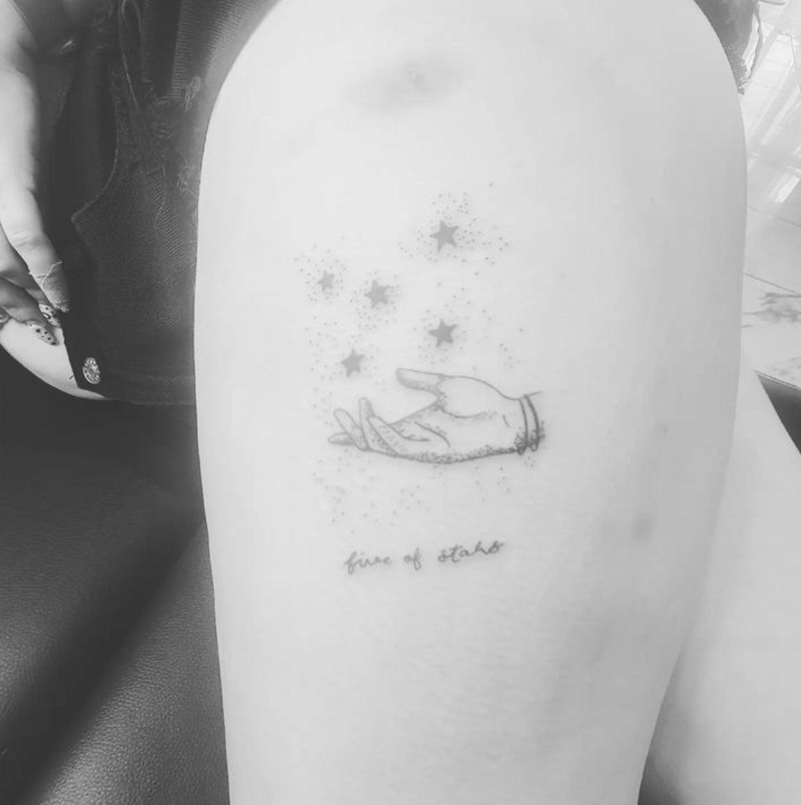 tarot card artwork tattoo pass, original art design usage permission - The Wandering Moon Co.