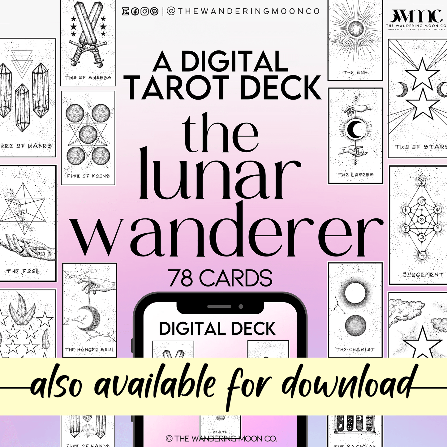 tarot card divination cheat sheet: the aces in tarot - digital download - The Wandering Moon Co.