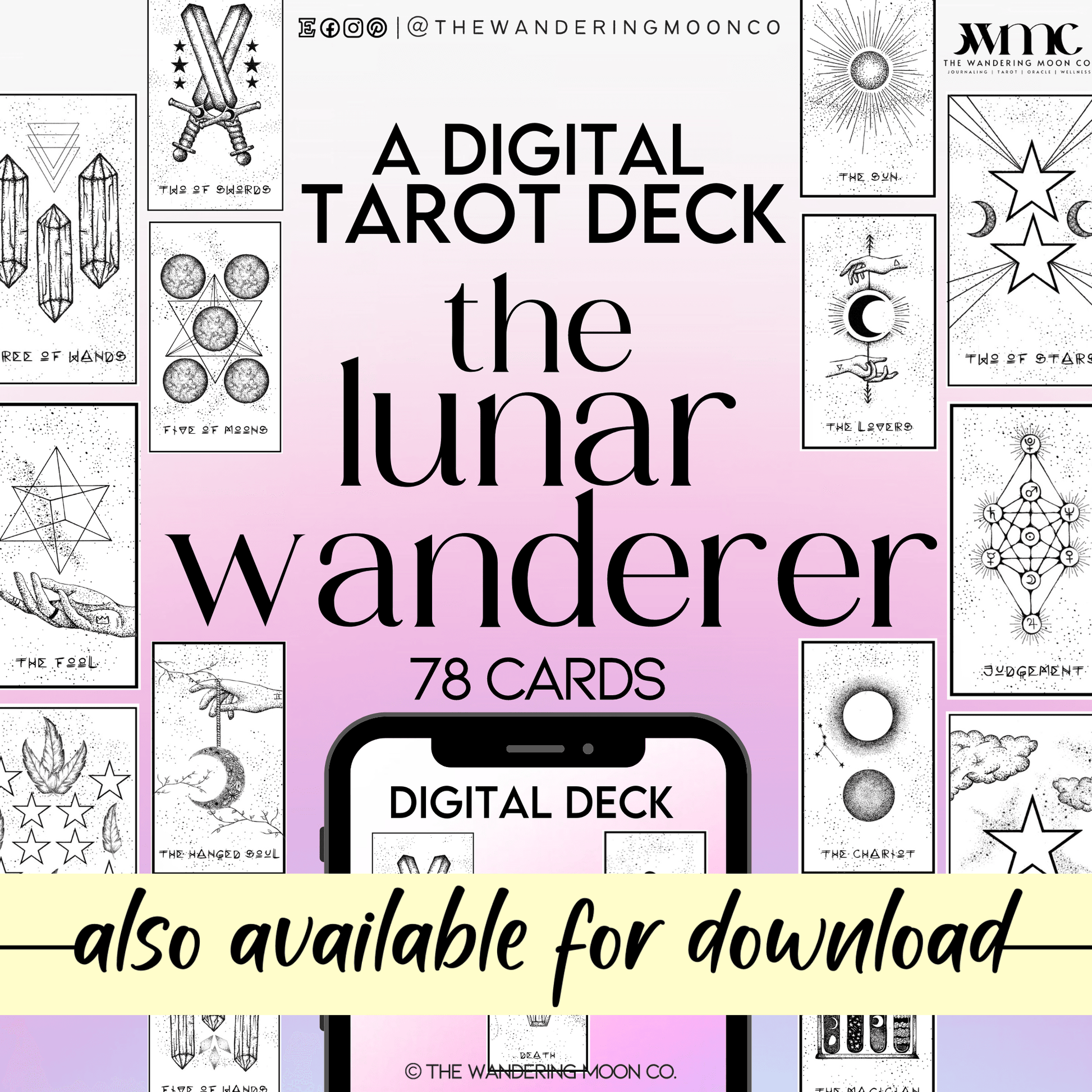 tarot card divination cheat sheet: the aces in tarot - digital download - The Wandering Moon Co.