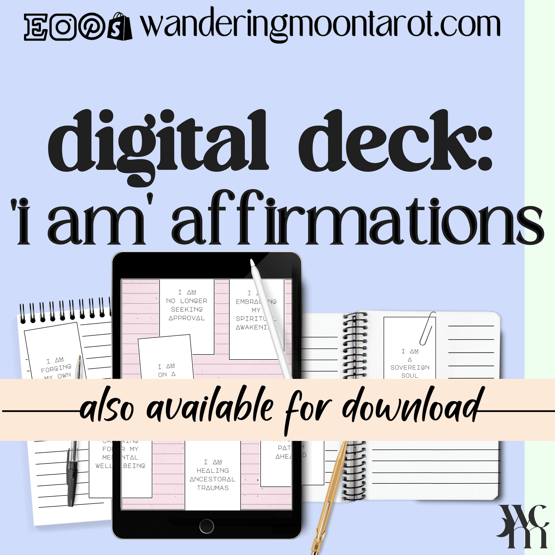 tarot card divination cheat sheet: the aces in tarot - digital download - The Wandering Moon Co.