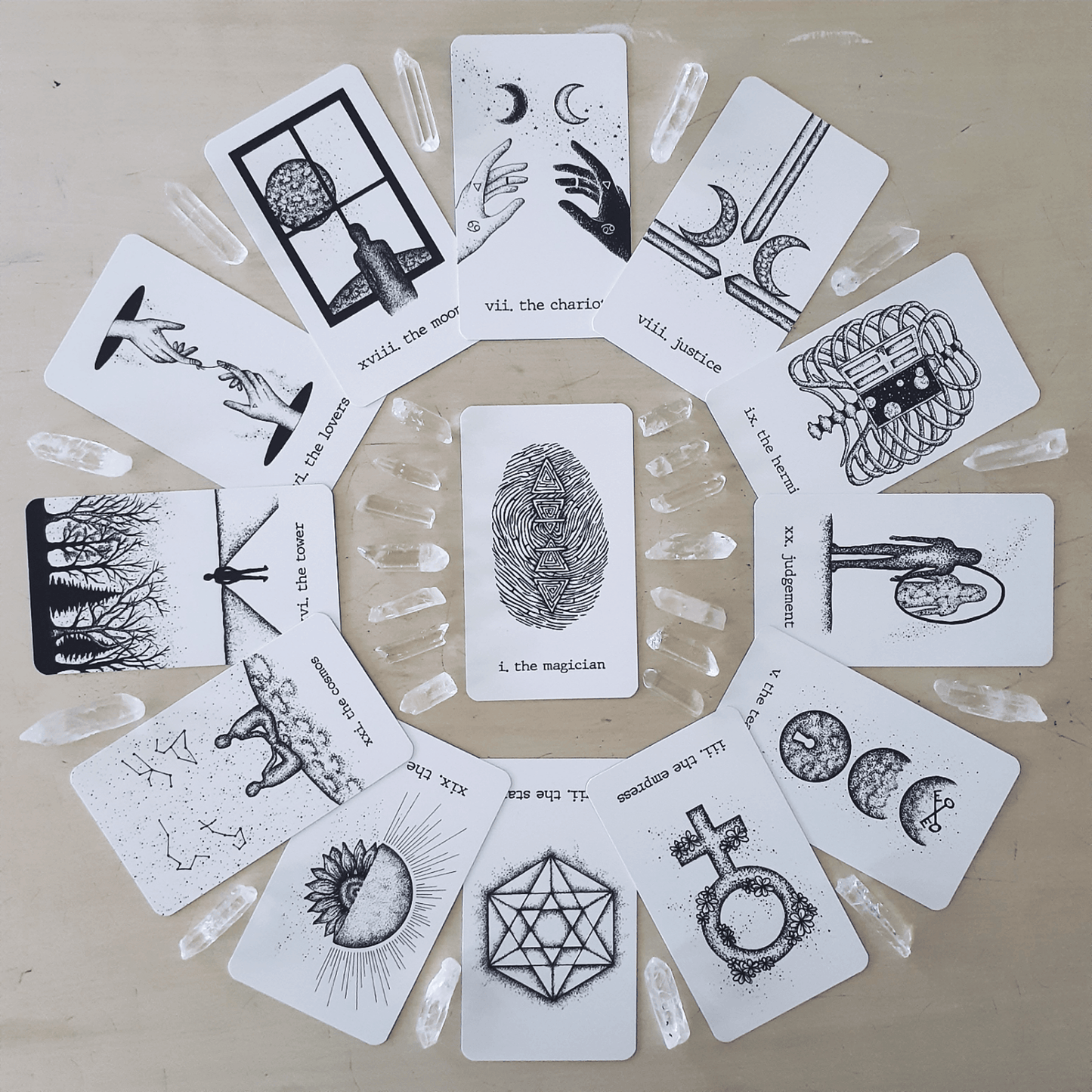 The Wandering Echo major arcana deck - The Wandering Moon Co.