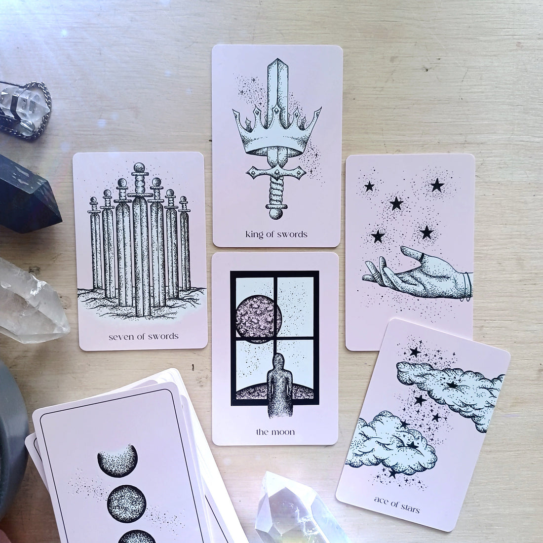 Explore Hand-Illustrated Tarot Decks for Intuitive Reading
