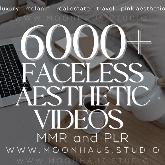 6000+ Aesthetic Faceless Video Reels + Story MRR & PLR resell | Affiliate Marketing, Email, Social Media | DFY Instagram Templates Digital