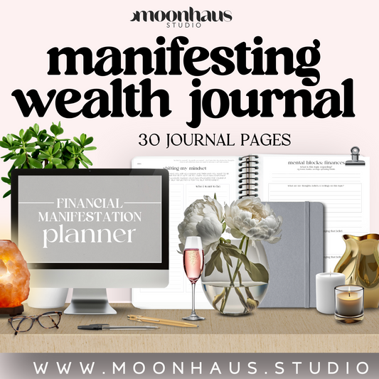 financial & money manifestation planner journal PDF