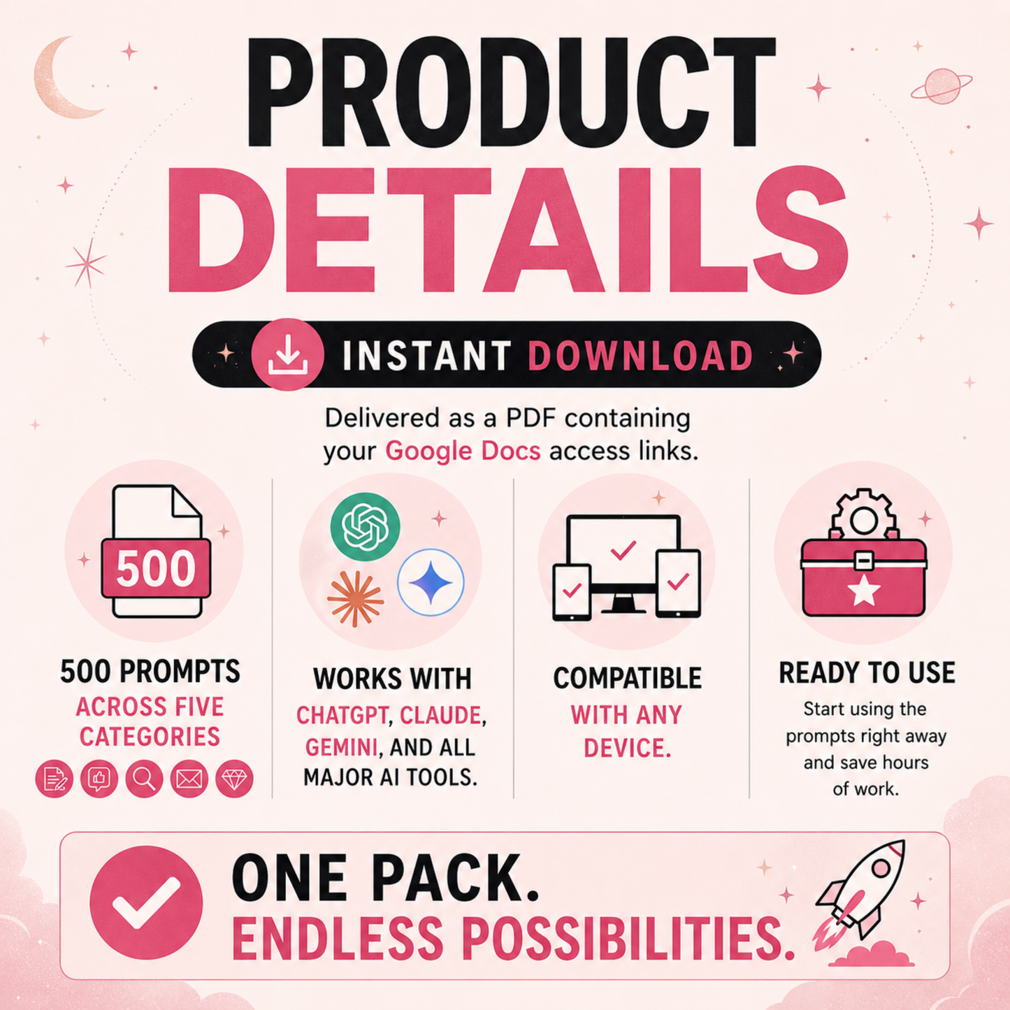Small Business AI Prompts | Claude AI ChatGPT Prompt Pack | Content Creation Social Media Email SEO