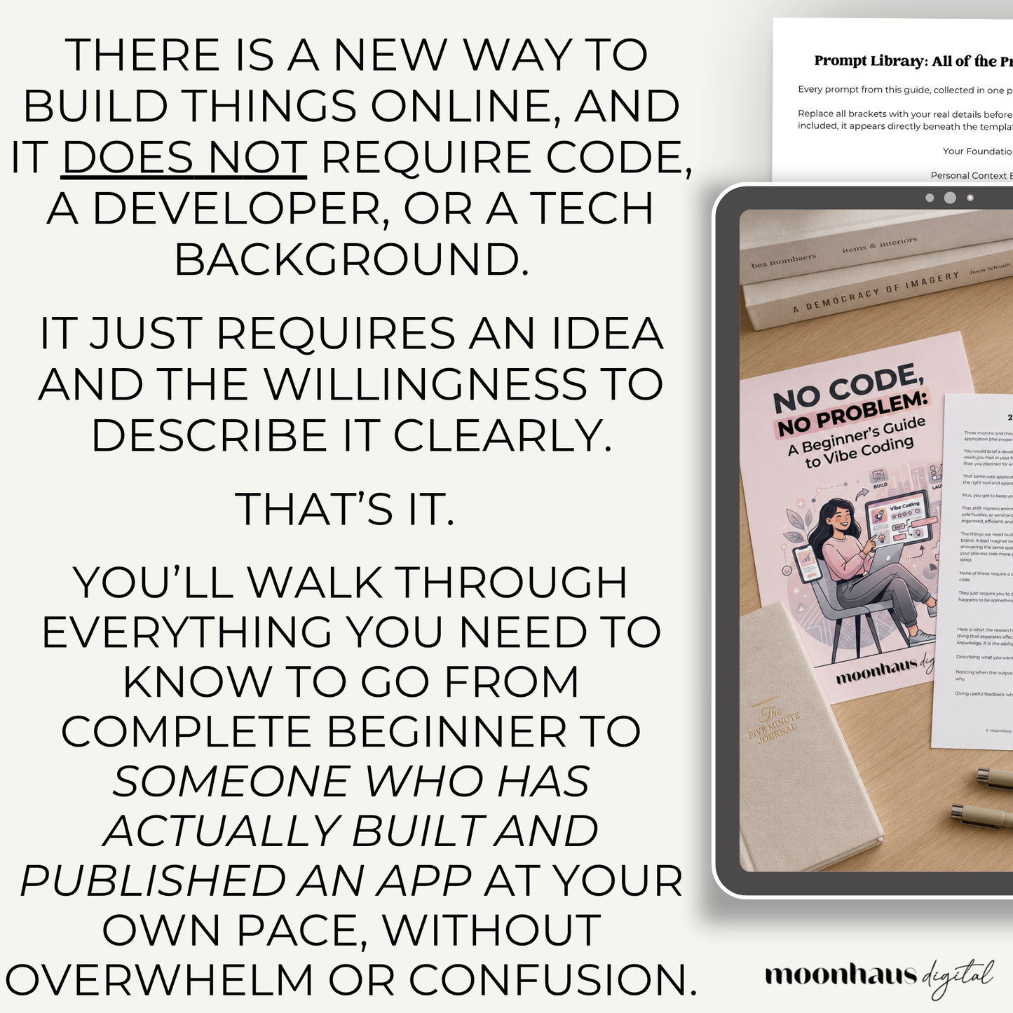 Vibe Coding and Prompt Engineering Ebook Bundle | AI Prompts | ChatGPT Claude Guide | Digital Download