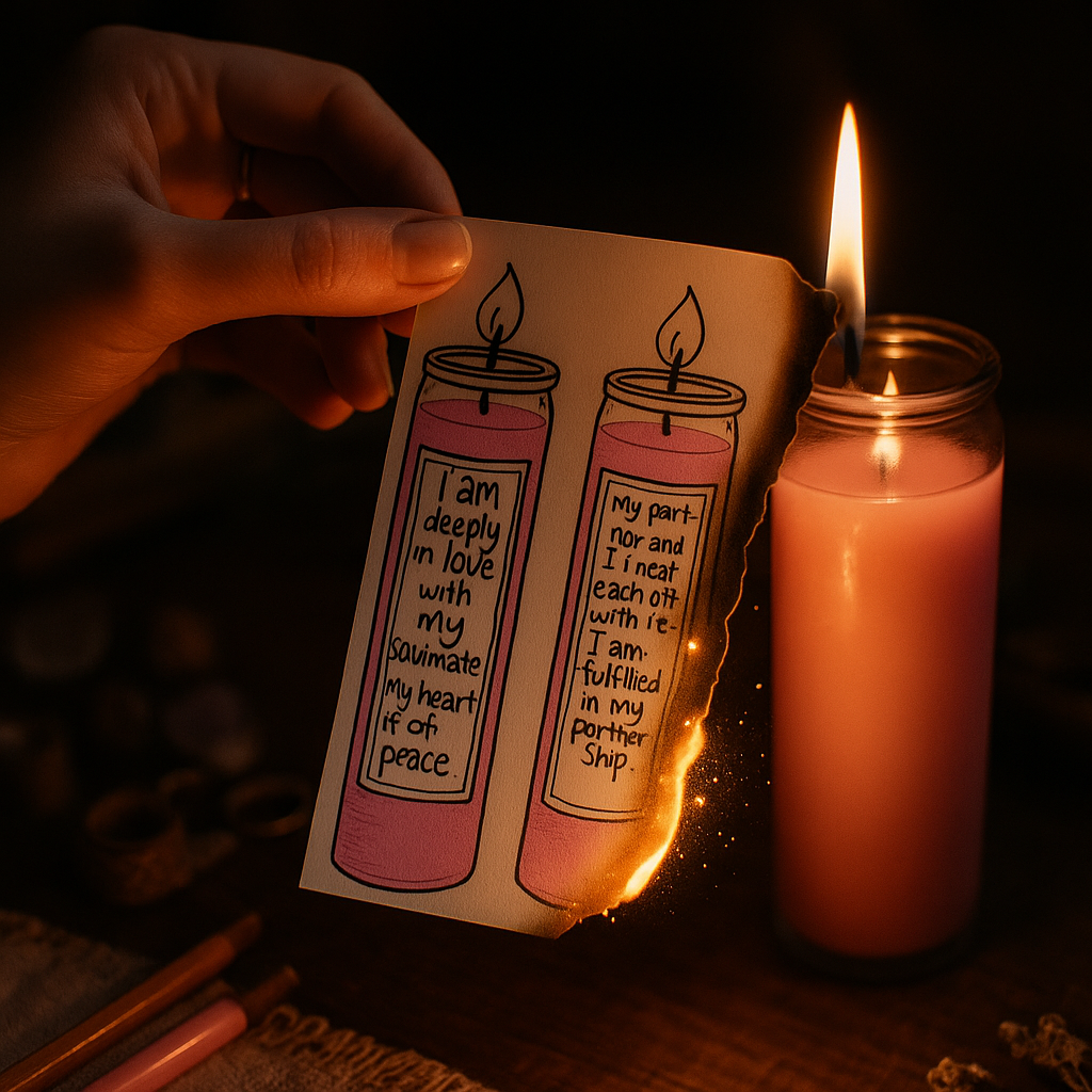 Printable Manifestation Candles: Ritual Spellwork PDF (Digital Download)