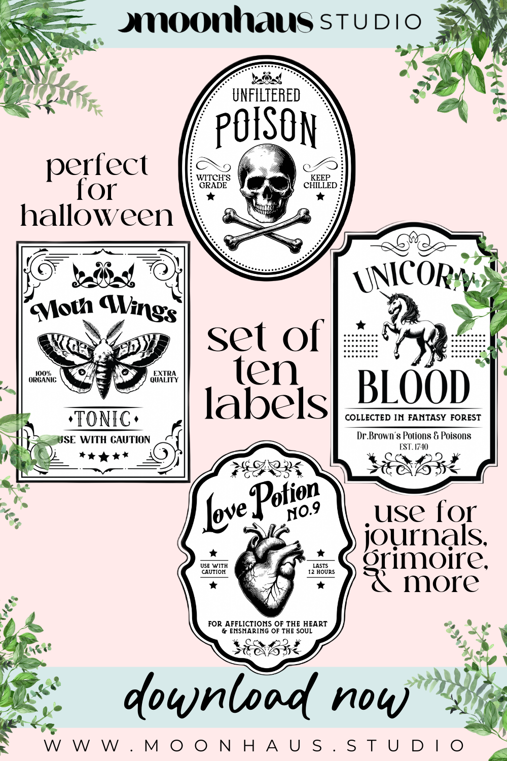 witchy printable stickers, witch aesthetic, digital halloween potion l – moon haus studio witchy-printable-stickers-witch-aesthetic-digital-halloween-potion-l-moon-haus-studio