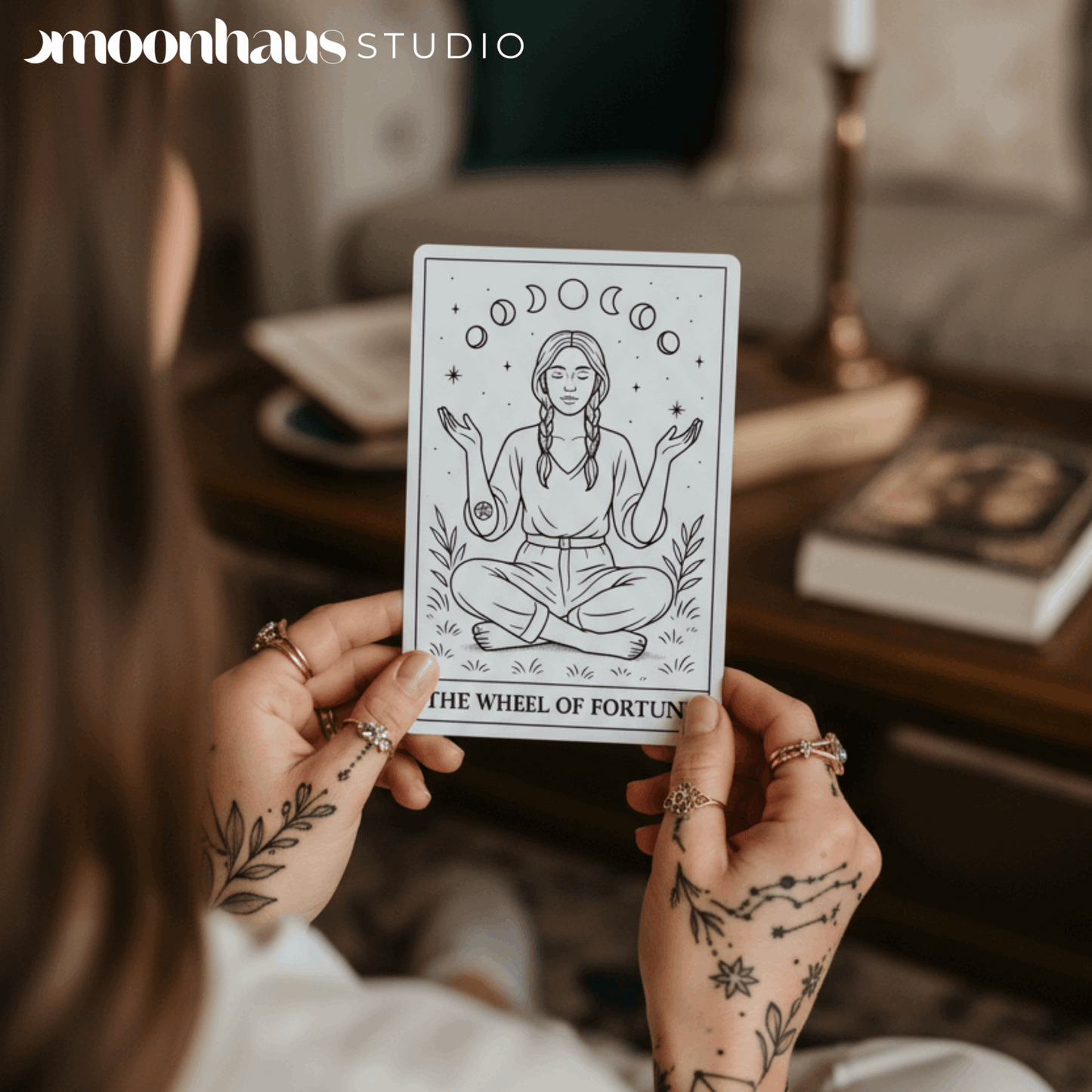 78 Tarot Card Colouring Pages Deck (( USE CODE AMANDA1 )) Printable Tarot Cards to Colour, Digital Mindful Art for Creatives & Tarot Lovers