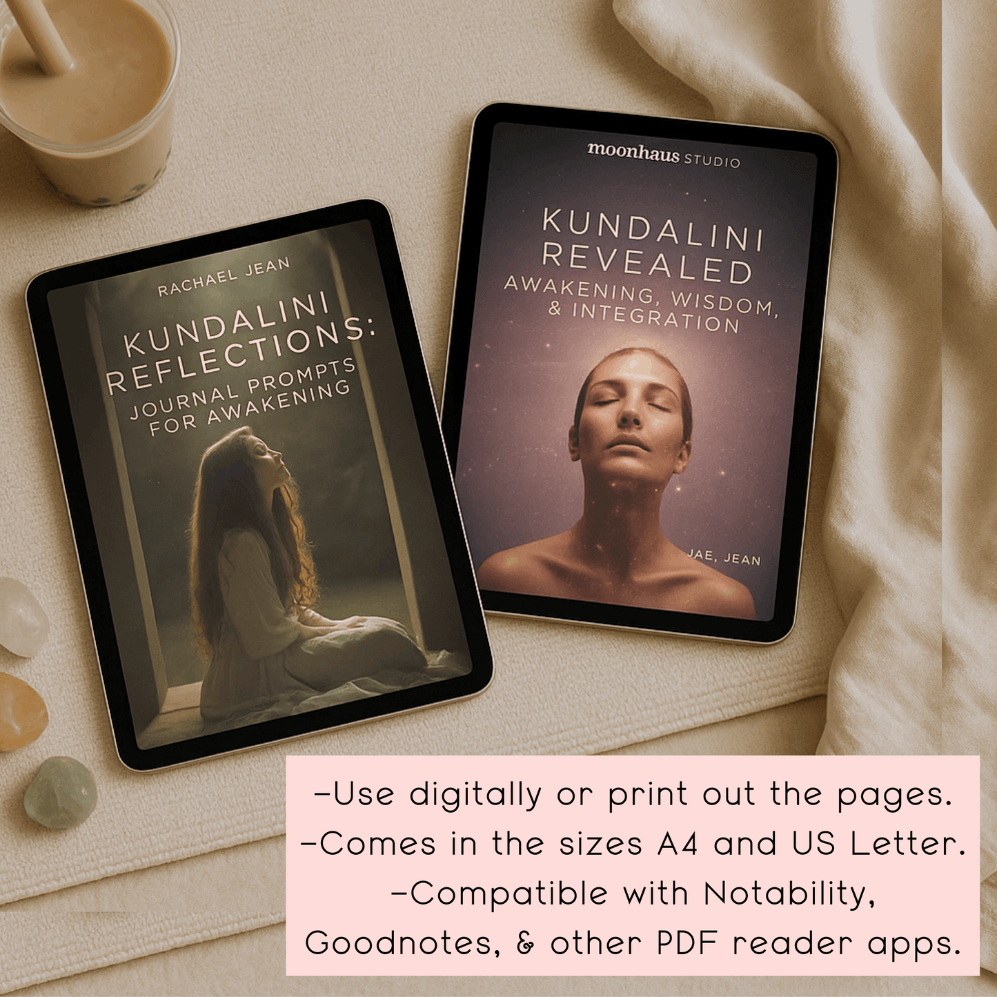 Kundalini Awakening: a journal & workbook set | PDF Printable Digital | Instant Download