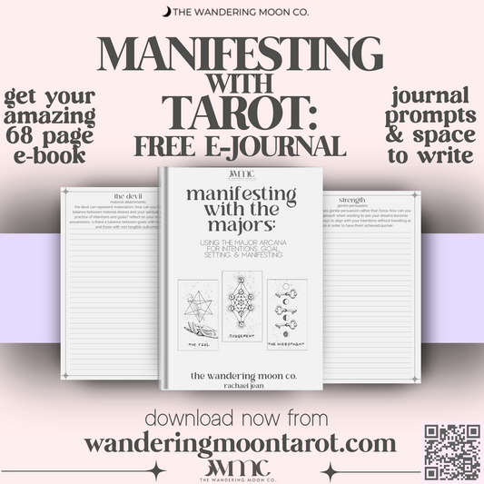 manifesting with the majors: a tarot and manifesting journal