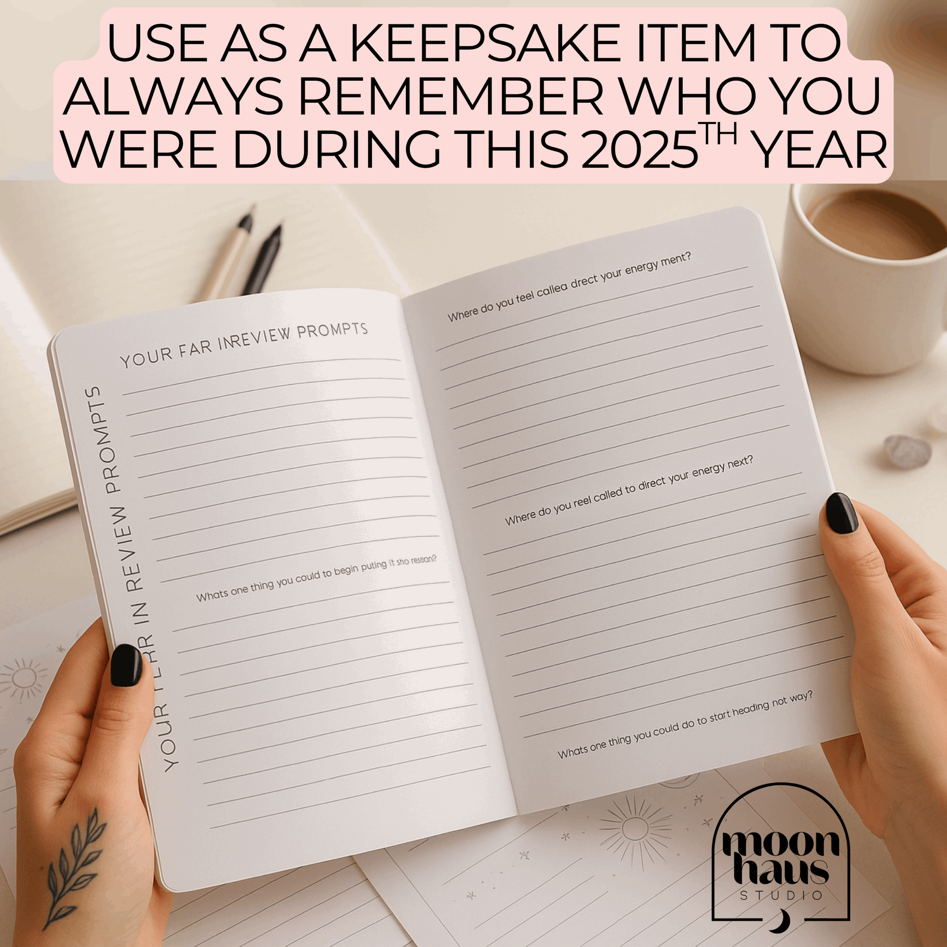 Your Year In Review: A Reflective Journal, 46 Pages PDF with Bonus