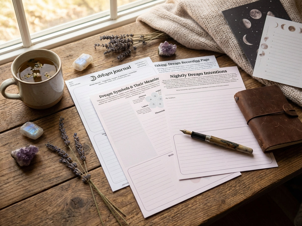 Dream Journal PDF for Recording, Interpreting & Tracking Dreams