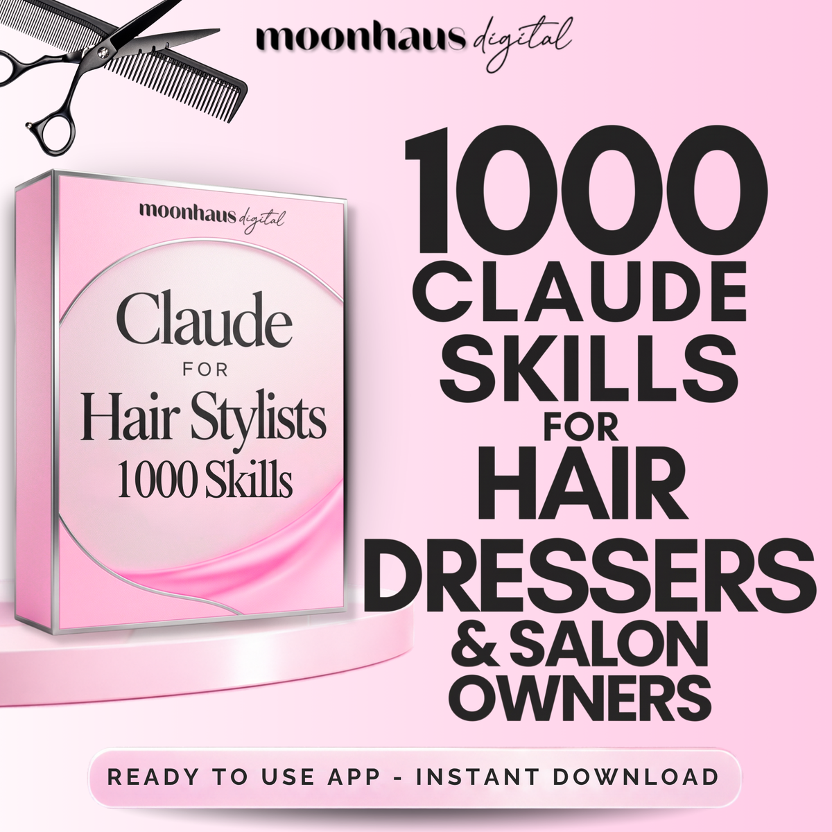 1000 Claude Skills: Hairdressers, Hair Stylists, Salon Owners | Small Business AI Skill Prompt Pack for Claude, ChatGPT