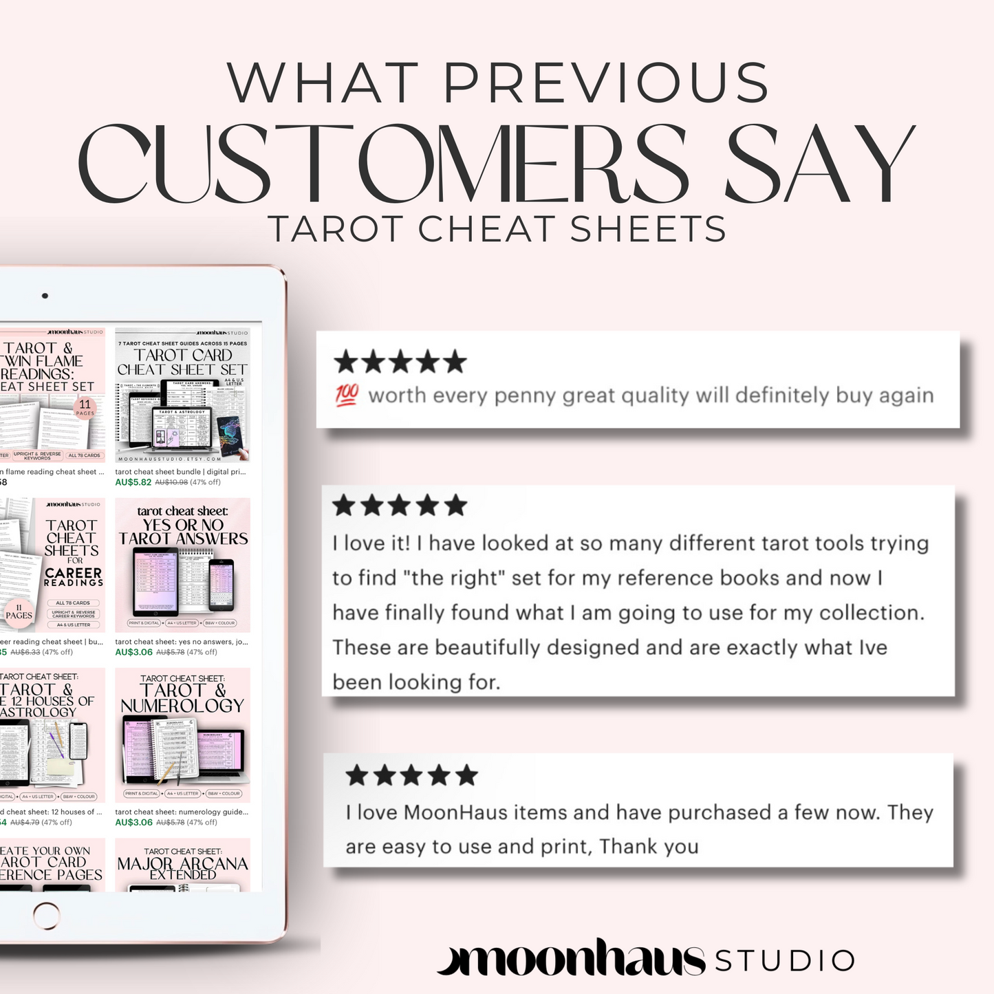 Blank Digital Tarot Cards Templates: DIY Oracle Cards, Affirmation & Divination - Printable Instant Download PDF