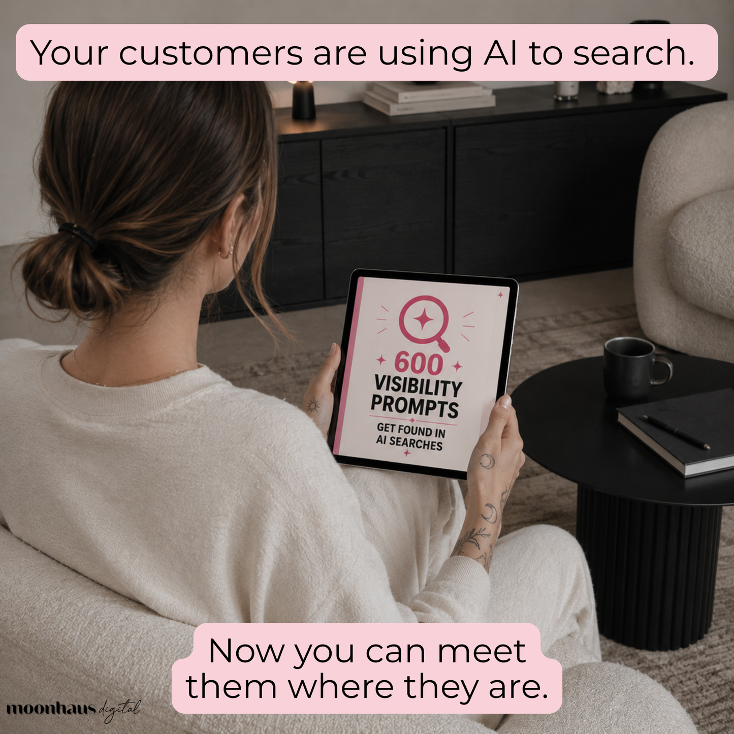 AI Visibility Prompts | Get Found by ChatGPT, Claude, AI tools | Prompt Pack for Small Business, Blogs, Websites, Etsy Stores