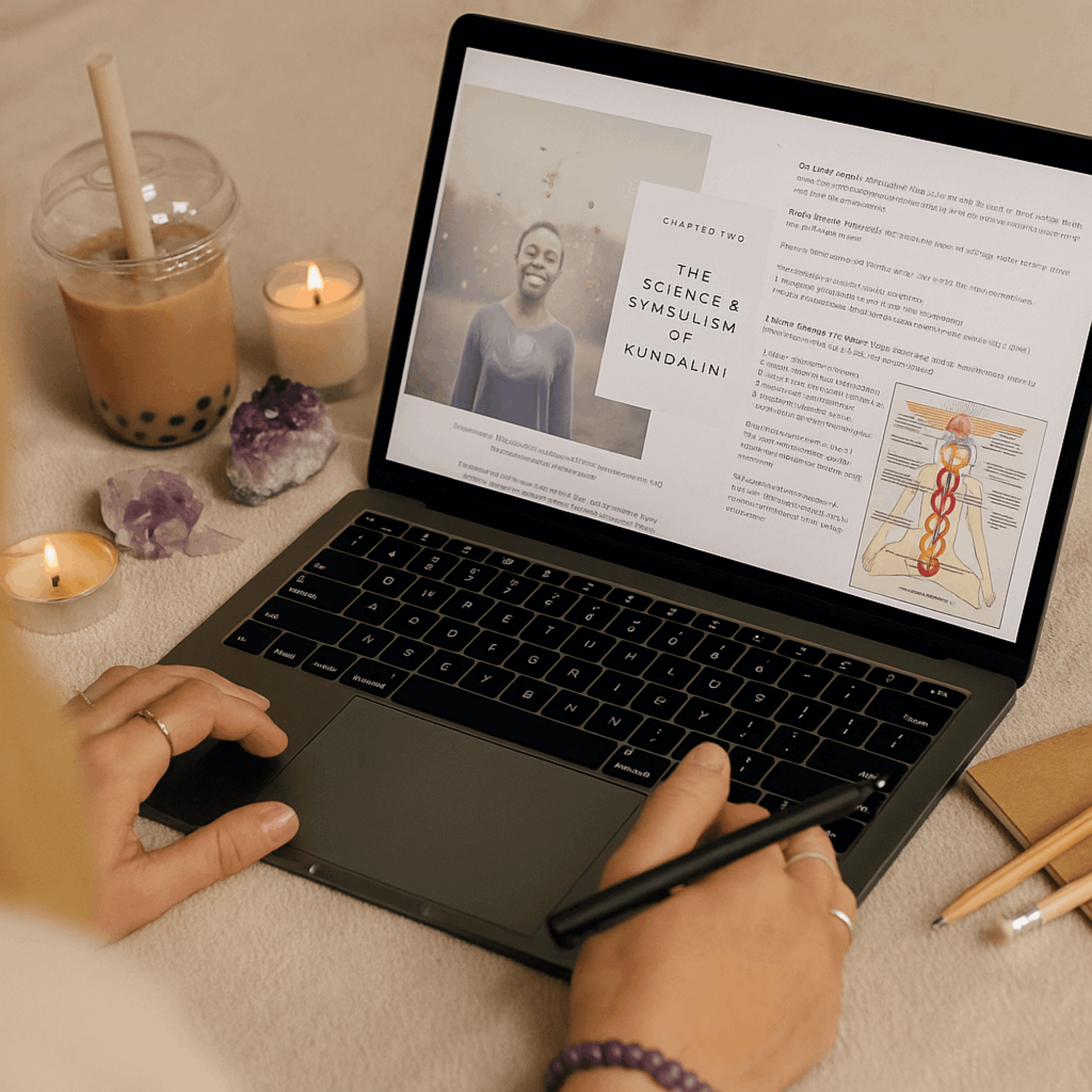 Kundalini Awakening: a journal & workbook set | PDF Printable Digital | Instant Download