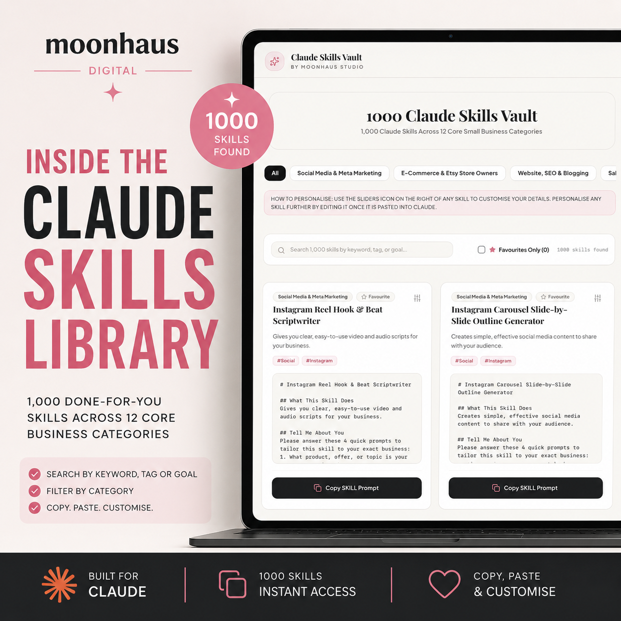 1000 Claude AI Skills Vault for Small Business pt. 2