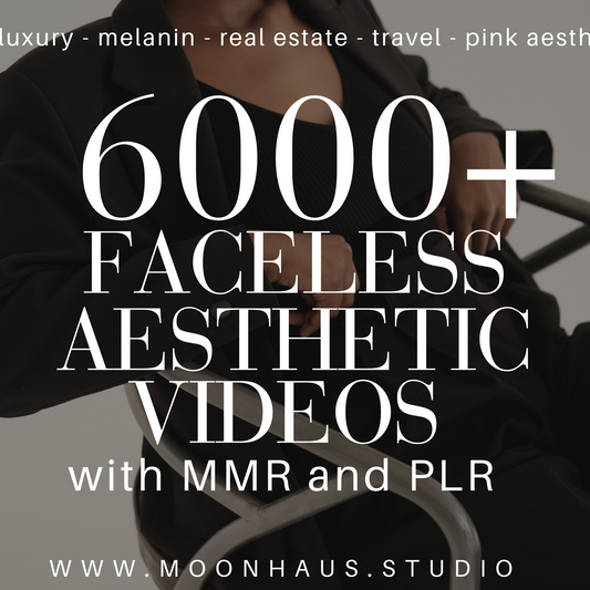 6000+ Aesthetic Faceless Video Reels + Story MRR & PLR resell | Affiliate Marketing, Email, Social Media | DFY Instagram Templates Digital