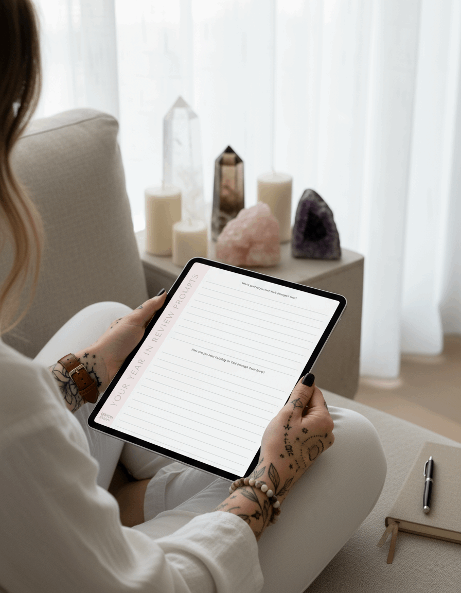 Your Year In Review: A Reflective Journal, 46 Pages PDF with Bonus