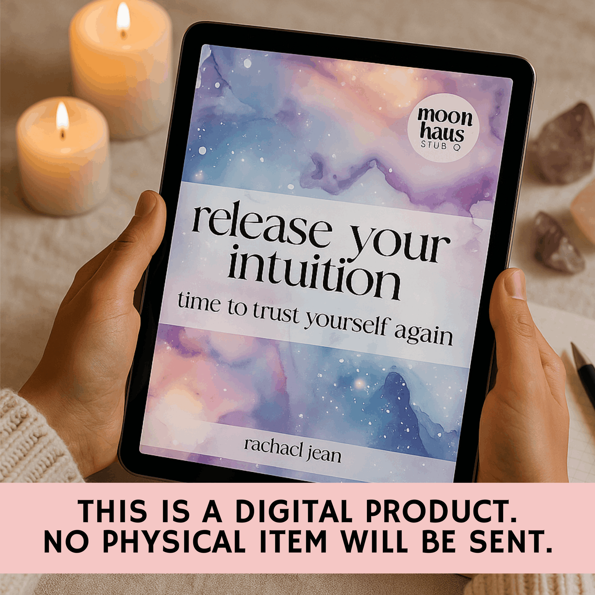 Intuition Journal & Workbook for Spiritual Development, Divination (Digital Download Printable)