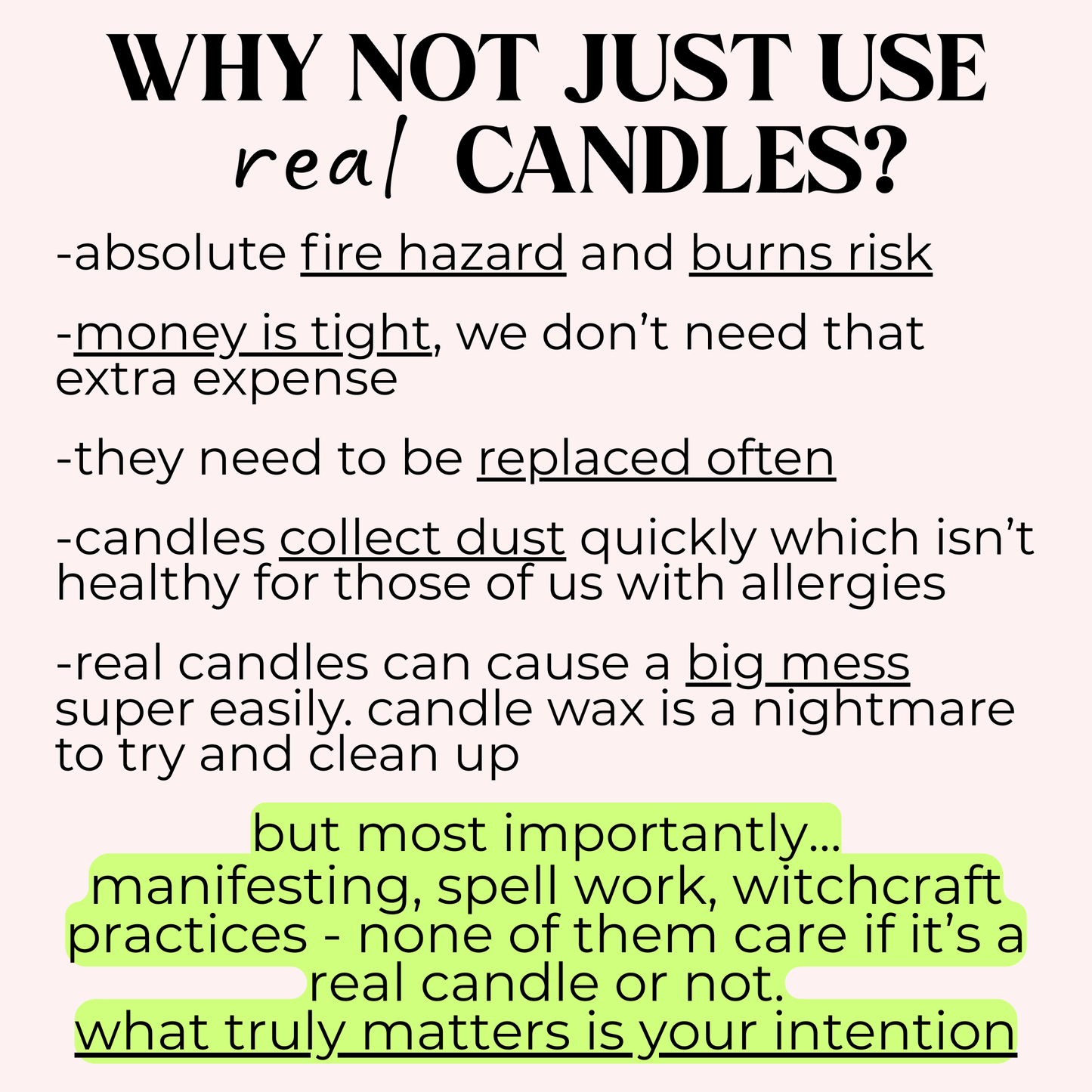 Printable Manifestation Candles: Ritual Spellwork PDF (Digital Download)