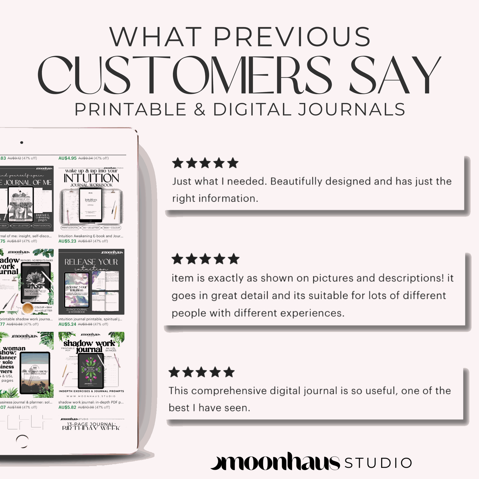 Shadow Work Guidebook Journal: In-Depth Printable and Digital PDF for Self-Discovery, Healing and Recovery | Guided Workbook, Goodnotes and Notability