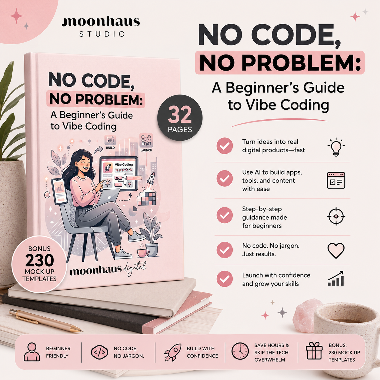 Vibe Coding and Prompt Engineering Ebook Bundle | AI Prompts | ChatGPT Claude Guide | Digital Download