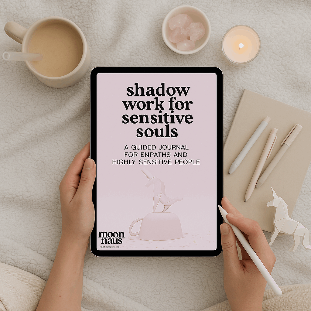 Shadow Work Journal Ebook for Empaths & Highly Sensitive People - guidebook, workbook | printable digital PDF | inner child, trauma healing