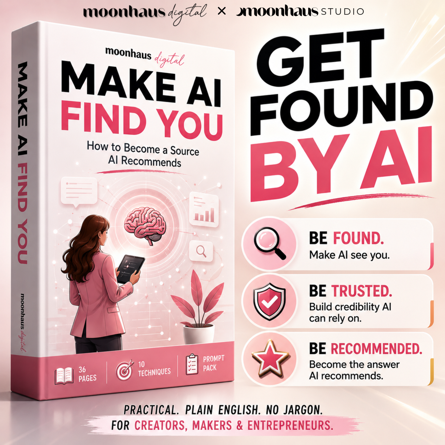 Make AI Find You Ebook | AI Visibility | Digital Learning Guide | Blog & Small Business Online