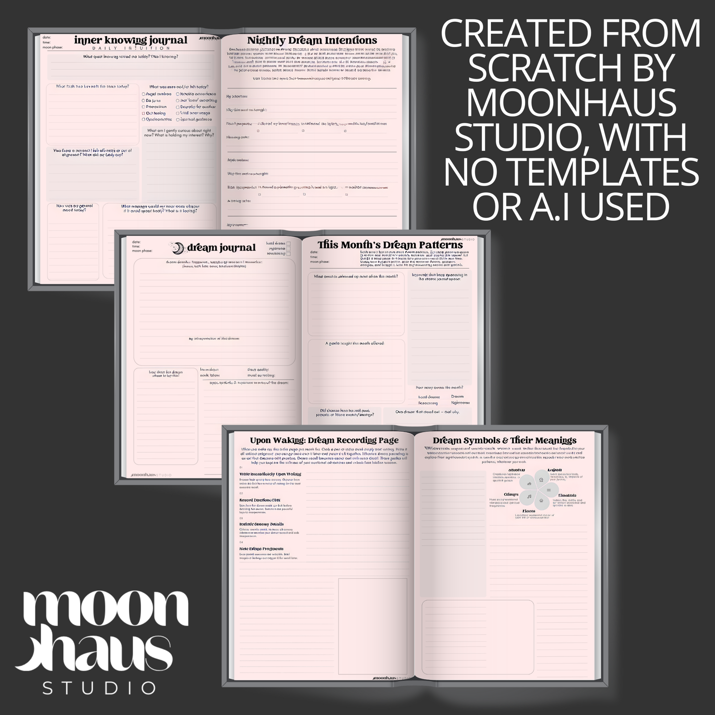 Dream Journal PDF for Recording, Interpreting & Tracking Dreams