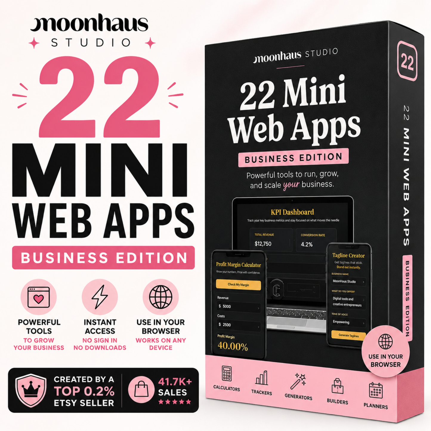 Web Apps: Small Business, Side Hustle | Digital Products | Budget Planner | Income Tracker | Claude AI