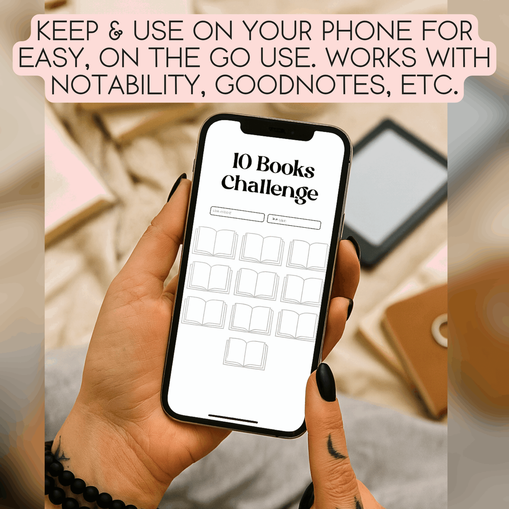 2026 Reading Journal, Diary + Planner | Digital + Printable | 56 pages, A4 + US Letter