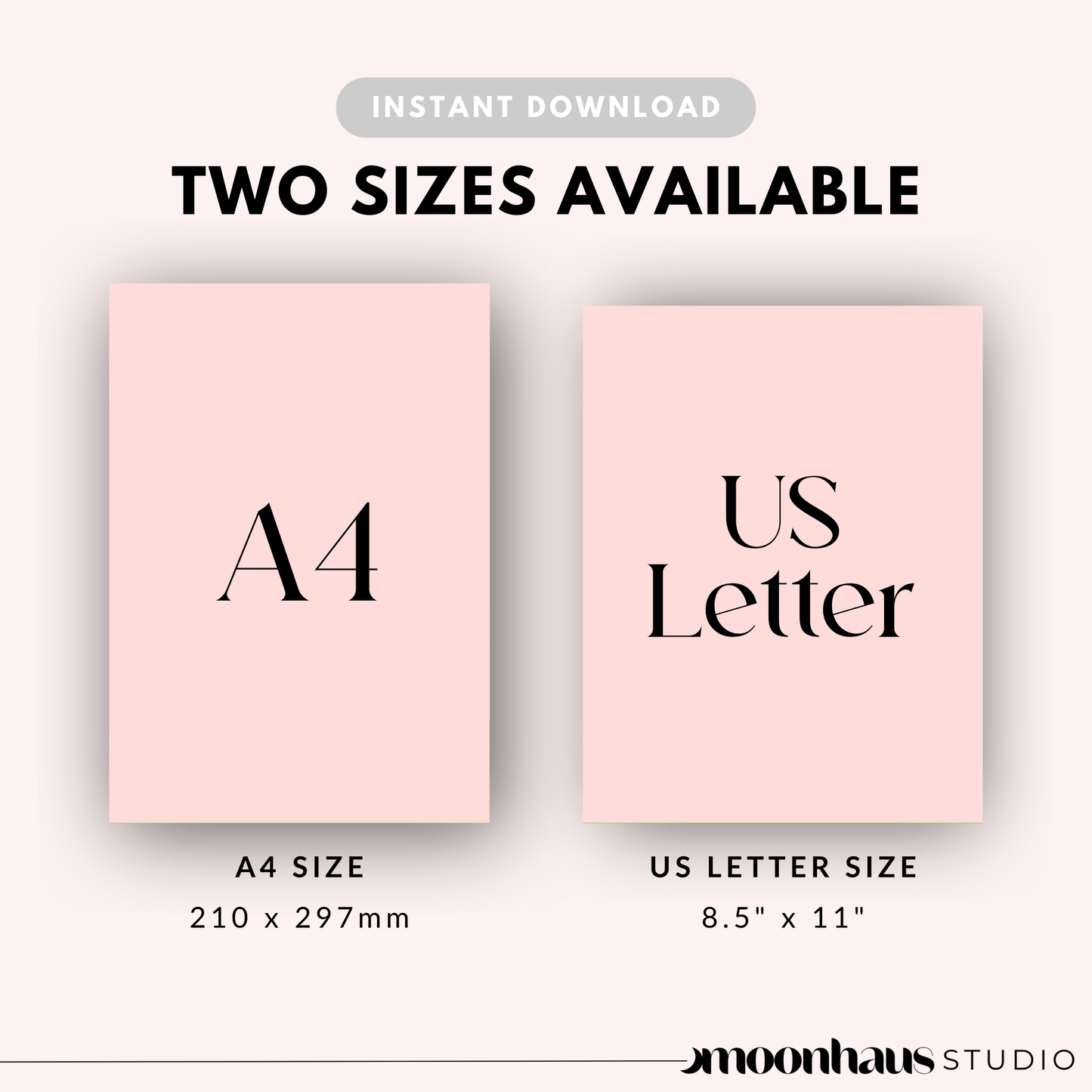 Blank Digital Tarot Cards Templates: DIY Oracle Cards, Affirmation & Divination - Printable Instant Download PDF